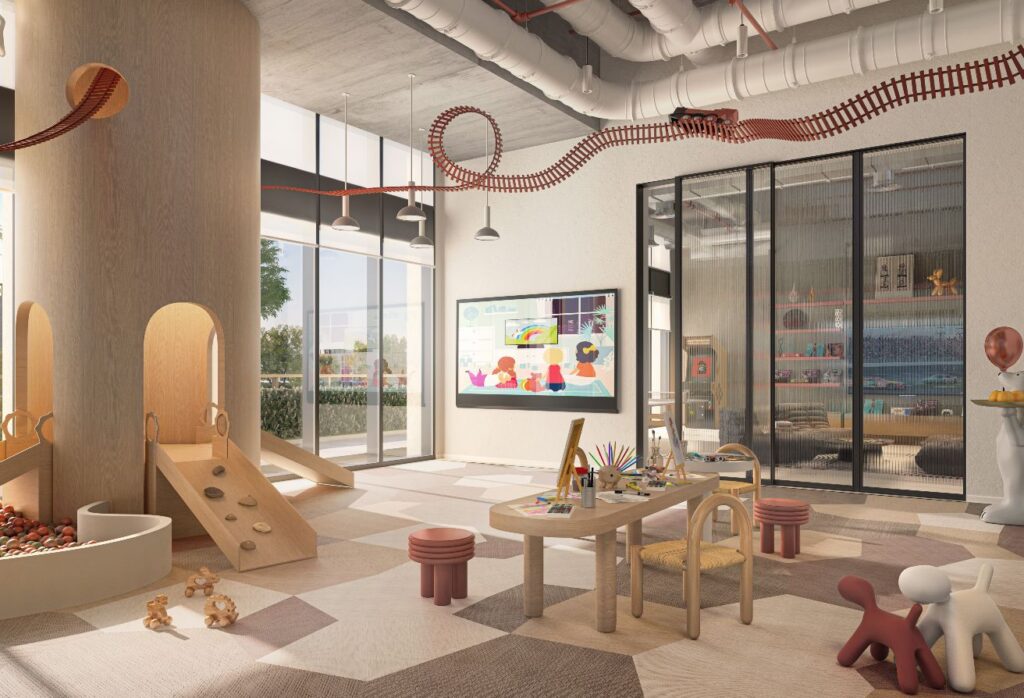 Modern studio apartment in Manarat Living Saadiyat Cultural District Abu Dhabi.