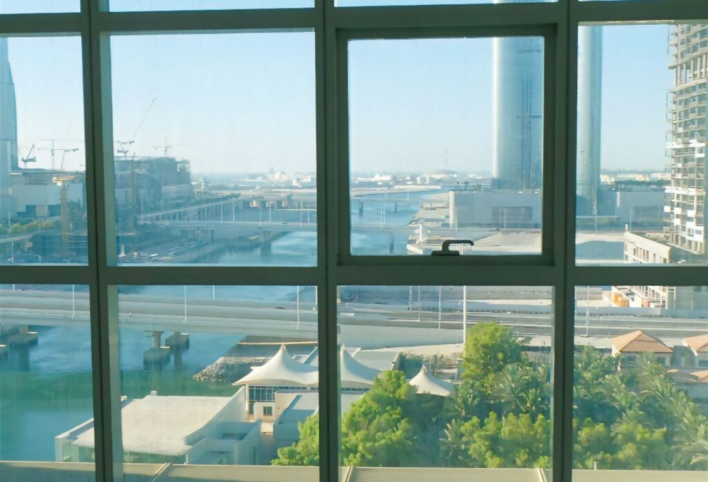 Sea view 2 bedroom corner apartment in Ocean Terrace Marina Square Abu Dhabi.