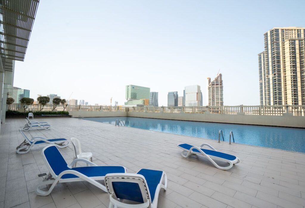 Sea view 2 bedroom corner apartment in Ocean Terrace Marina Square Abu Dhabi.