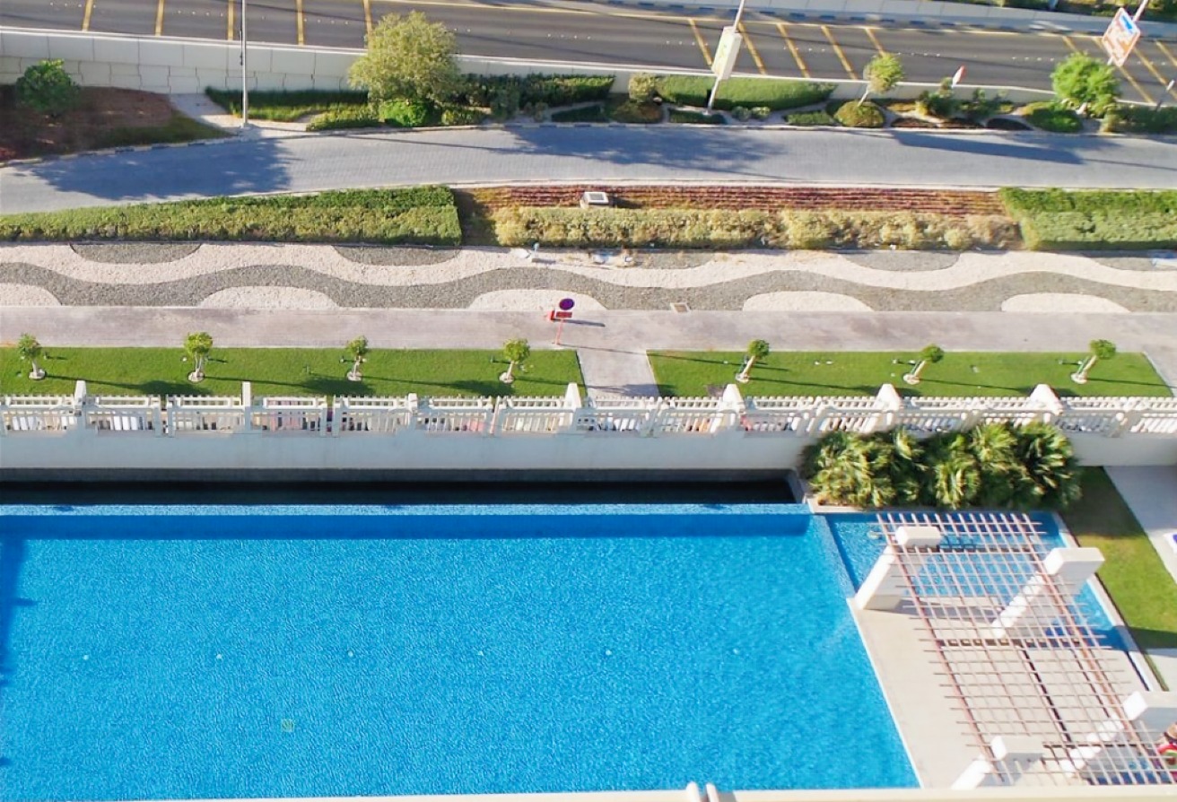 Sea view 2 bedroom corner apartment in Ocean Terrace Marina Square Abu Dhabi.