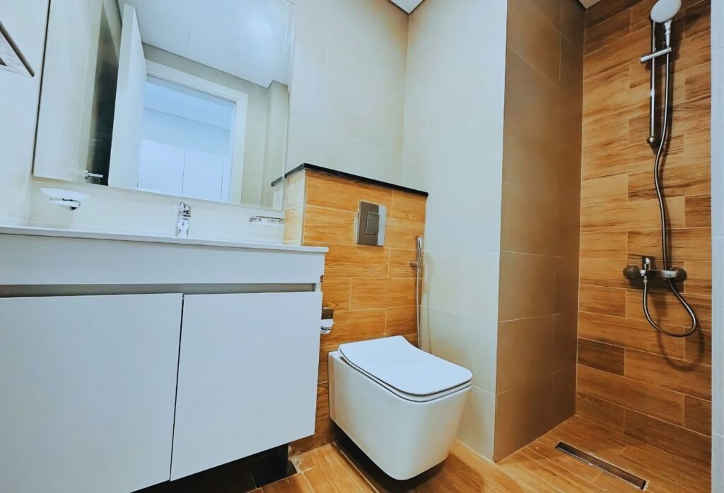 Fully furnished studio apartment in The Gate Masdar City Abu Dhabi.