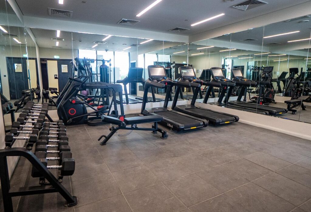 Fully furnished studio apartment in The Gate Masdar City Abu Dhabi.