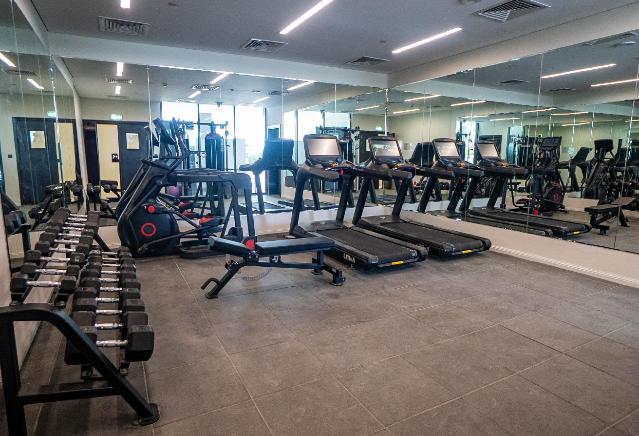 Fully furnished studio apartment in The Gate Masdar City Abu Dhabi.