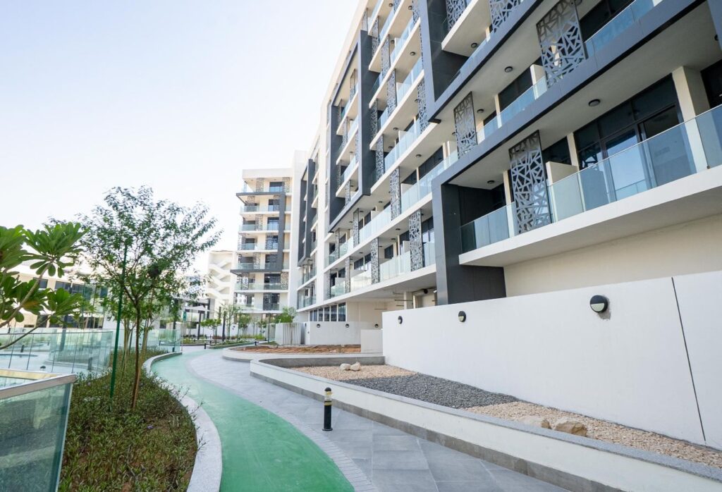 Fully furnished studio apartment in The Gate Masdar City Abu Dhabi.