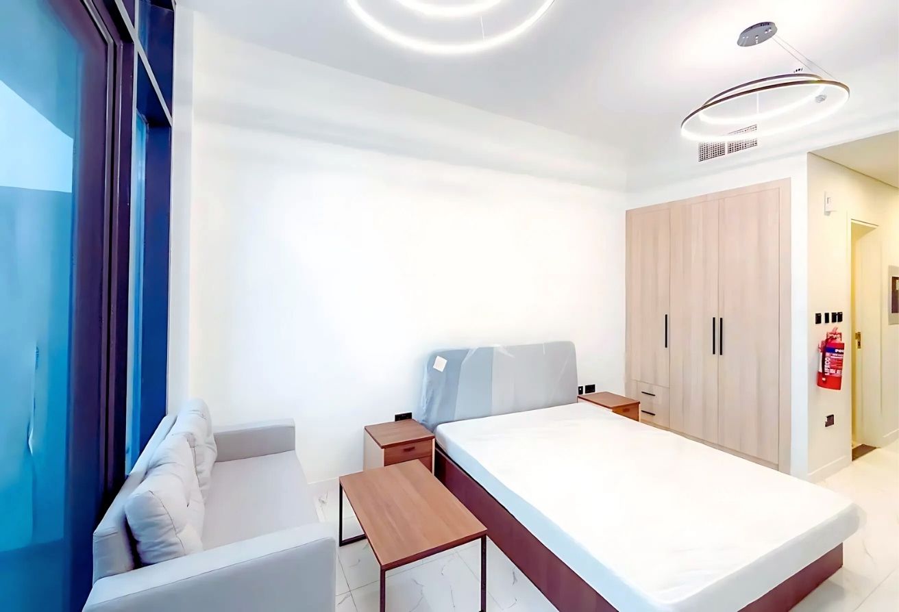 Fully furnished studio apartment in The Gate Masdar City Abu Dhabi.