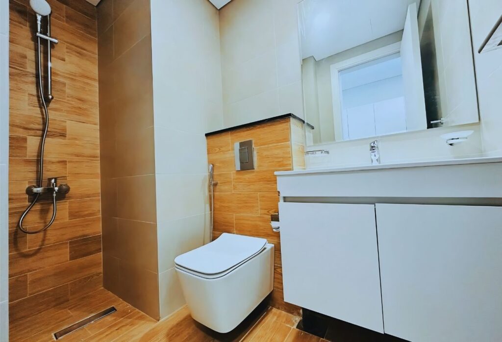 Modern studio apartment for sale in The Gate Masdar City Abu Dhabi.