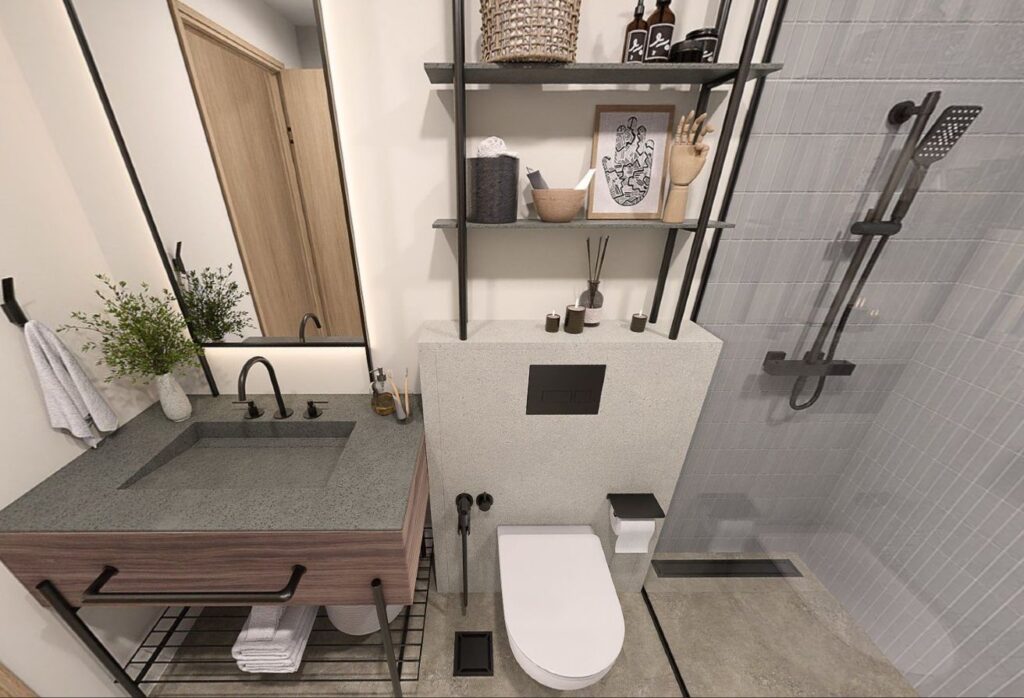 Corner 1-bedroom apartment with pool view in Nouran Living Saadiyat Island.