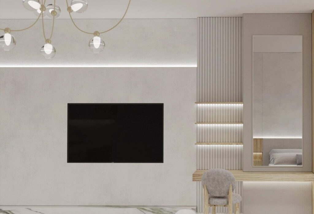 Junior 1-bedroom corner apartment for sale in Radiant Marina Towers Abu Dhabi.