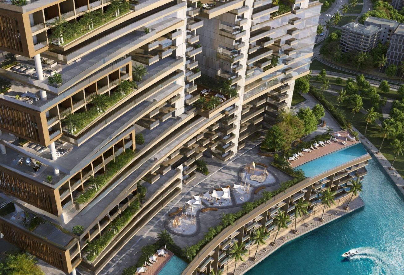 Junior 1-bedroom corner apartment for sale in Radiant Marina Towers Abu Dhabi.
