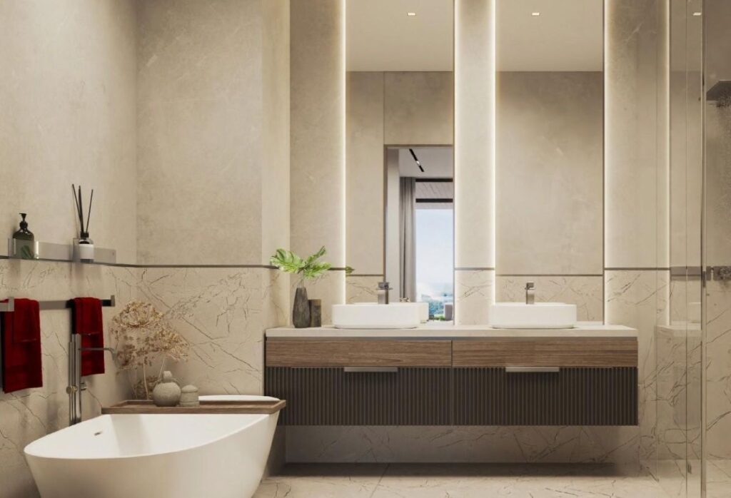 Spacious 1BR apartment with large terrace in Reem Hills 2 Najmat Abu Dhabi.