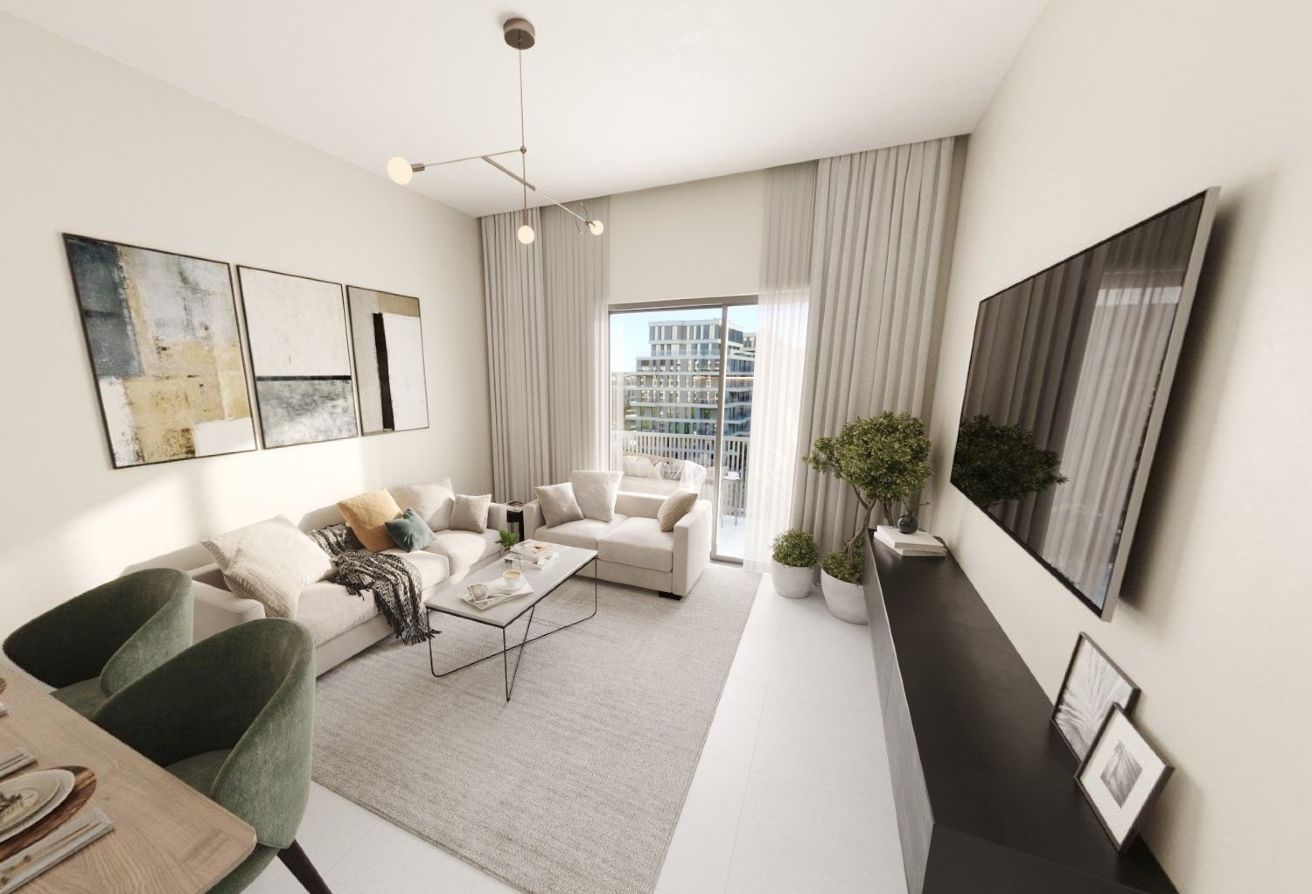 Affordable 2-bedroom Aldar apartment Reeman Living II Al Shamkha Abu Dhabi.