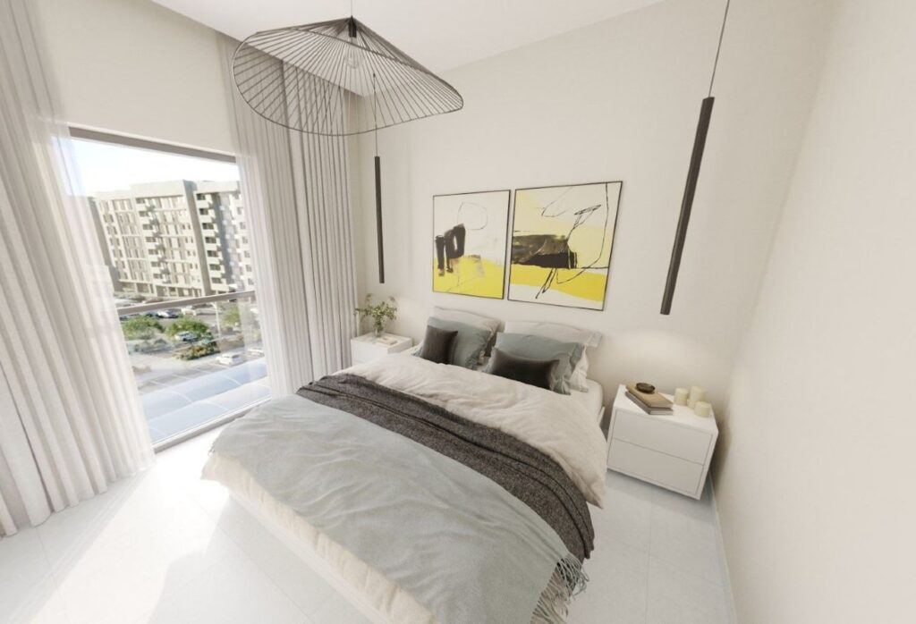 Affordable 2-bedroom Aldar apartment Reeman Living II Al Shamkha Abu Dhabi.