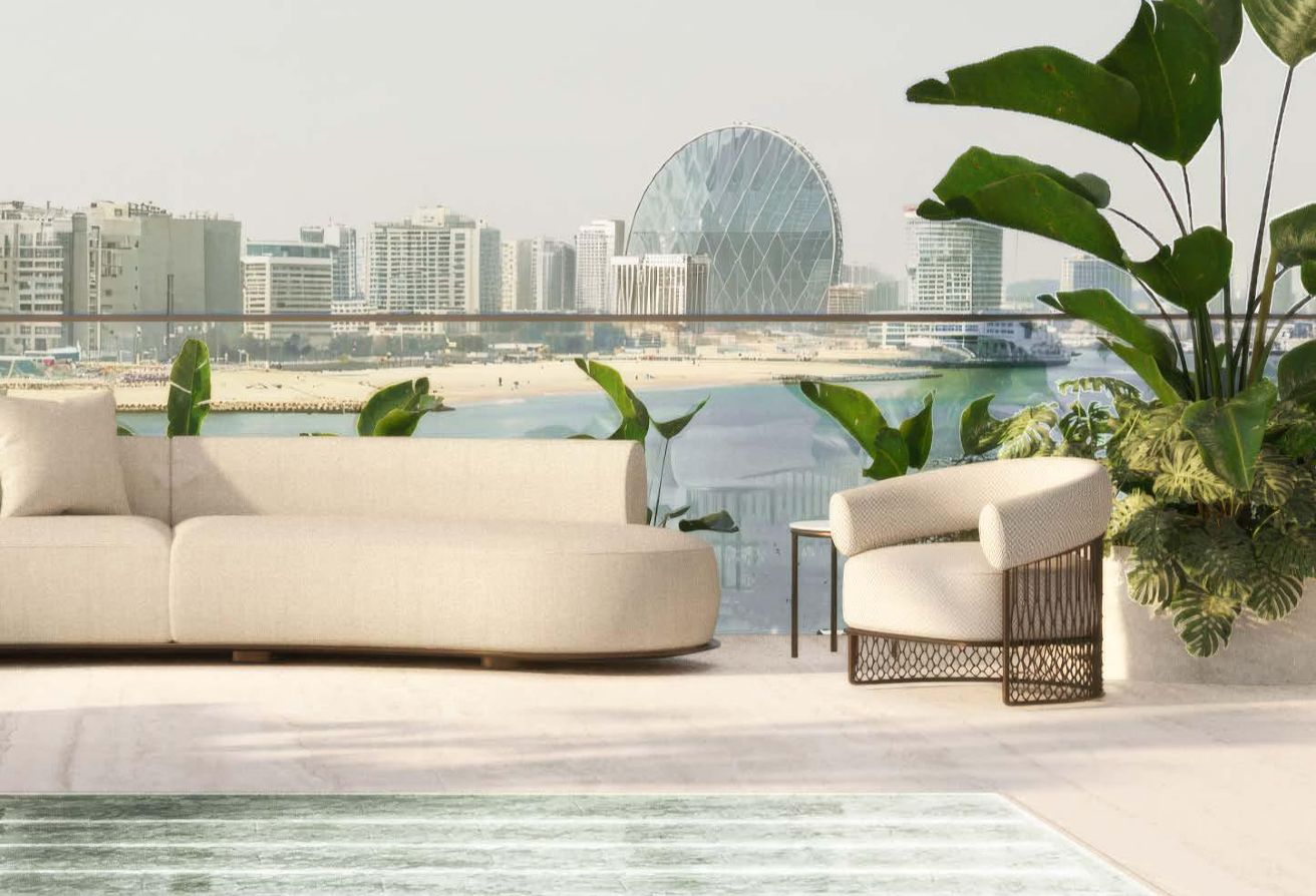 Designer 2-bedroom branded residence in Stellar by Elie Saab Yas Island Abu Dhabi.