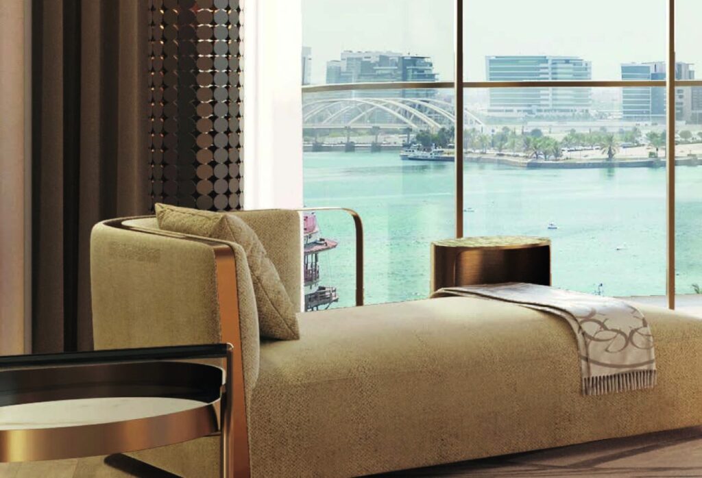 Designer 2-bedroom branded residence in Stellar by Elie Saab Yas Island Abu Dhabi.