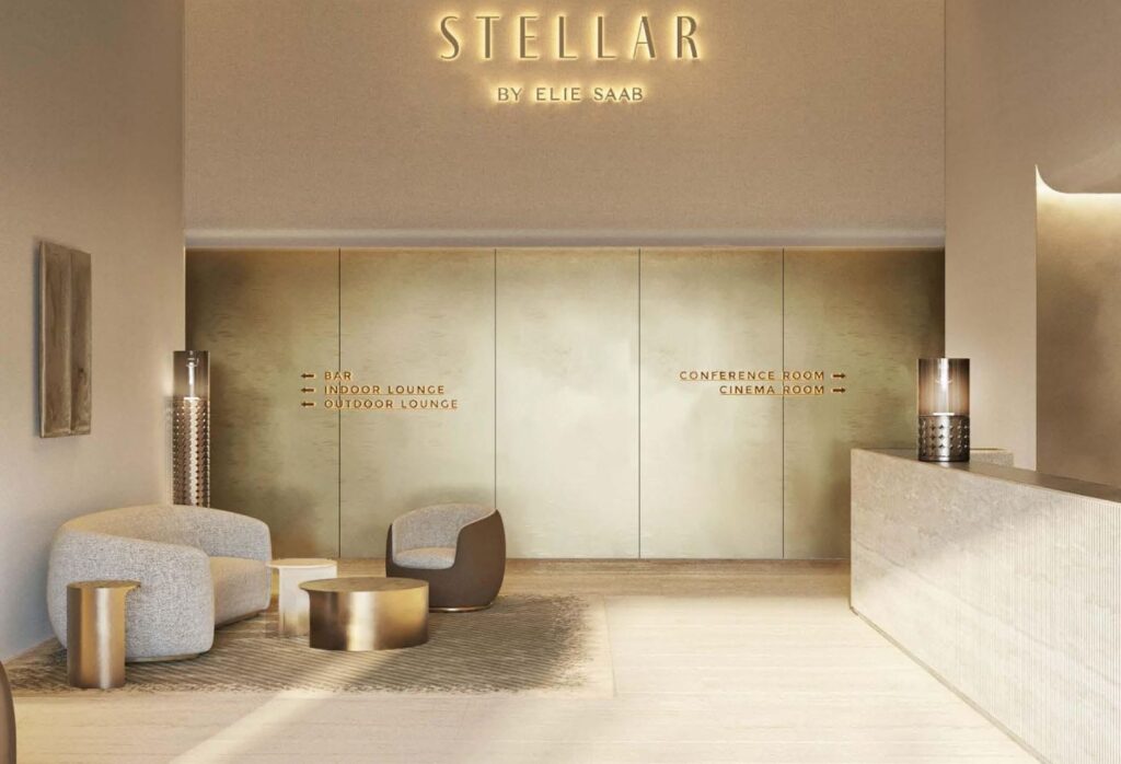 Designer 2-bedroom branded residence in Stellar by Elie Saab Yas Island Abu Dhabi.