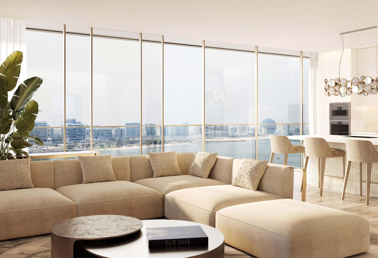 Designer 2-bedroom branded residence in Stellar by Elie Saab Yas Island Abu Dhabi.