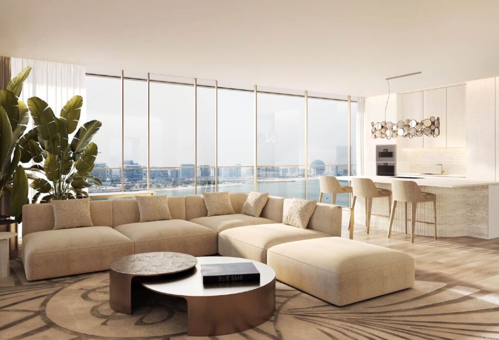 Luxury 3-bedroom plus maid apartment in Stellar by Elie Saab Yas Island.