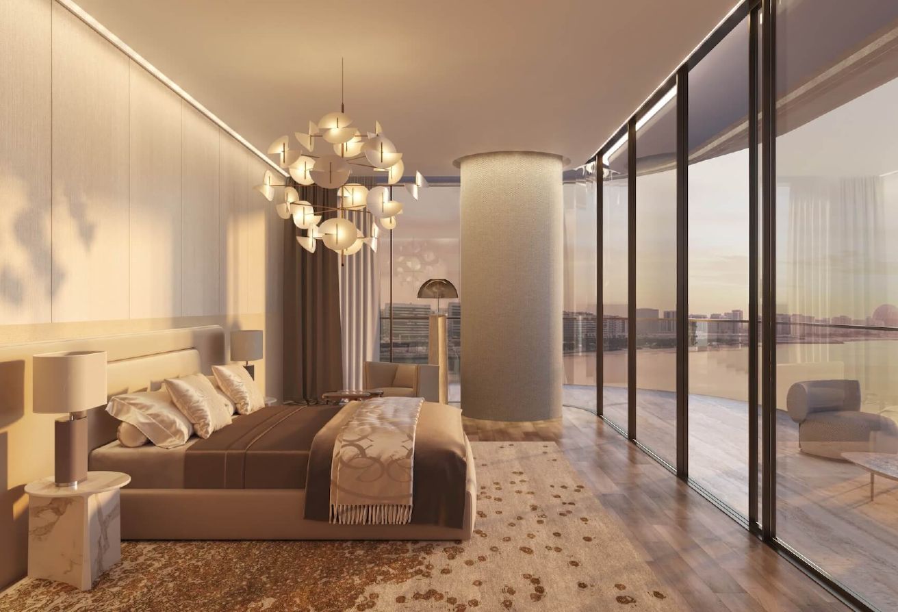 Luxury 3-bedroom plus maid apartment in Stellar by Elie Saab Yas Island.