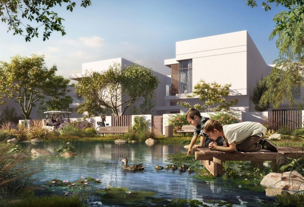 Spacious 4 bedroom sustainable townhouse Yas Island Abu Dhabi.