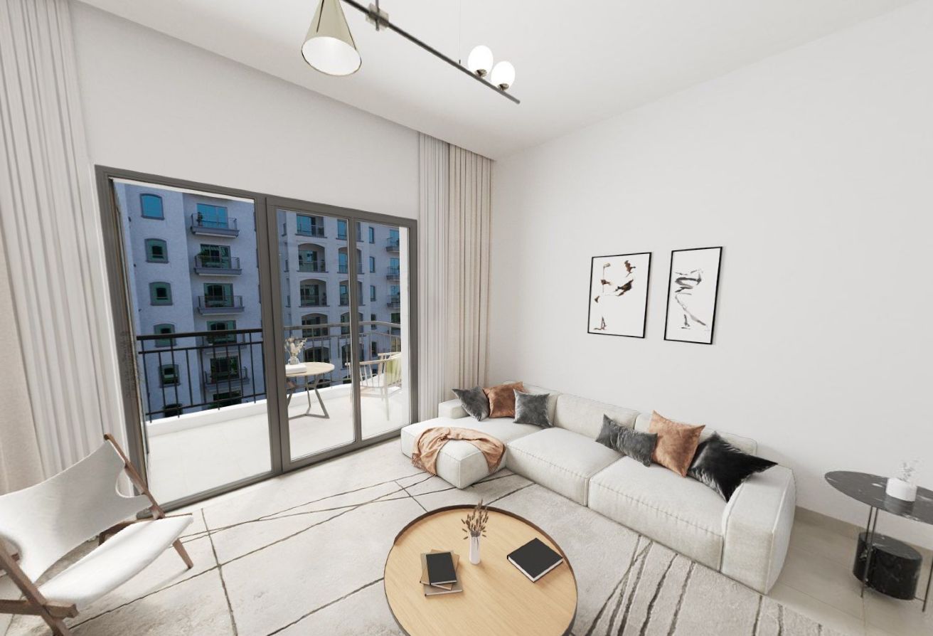 Furnished 2 bedroom apartment with garden and golf views in Views G Yas Golf Collection.