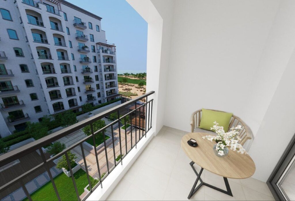 Furnished 2 bedroom apartment with garden and golf views in Views G Yas Golf Collection.