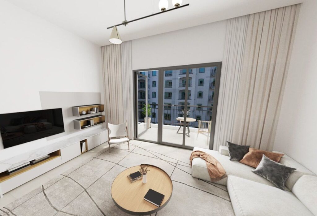 Furnished 2 bedroom apartment with garden and golf views in Views G Yas Golf Collection.