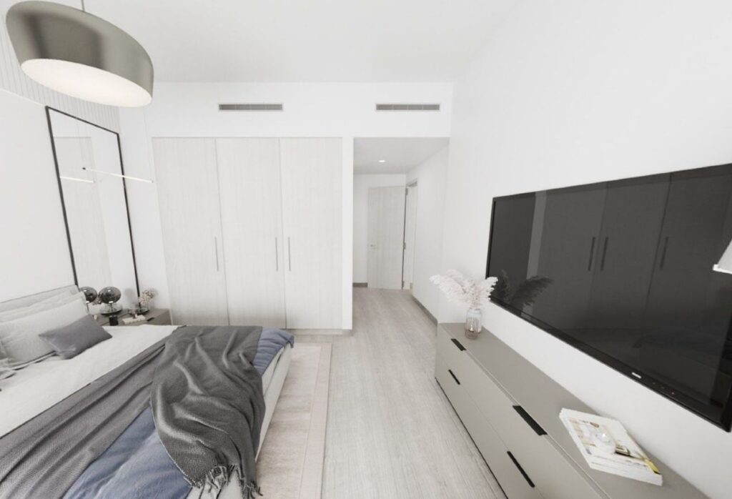 Furnished 2 bedroom apartment with garden and golf views in Views G Yas Golf Collection.