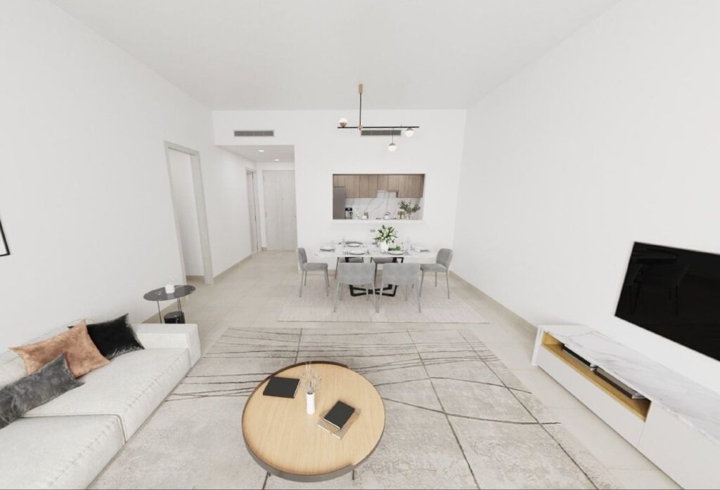 Furnished 2 bedroom apartment with garden and golf views in Views G Yas Golf Collection.