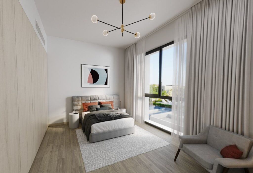 Modern 3-bedroom single-row townhouse in Yas Park Gate Yas Island Abu Dhabi.