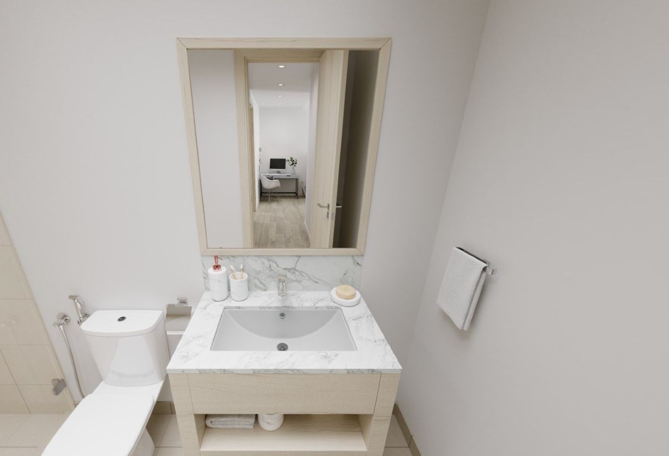 Modern 3-bedroom single-row townhouse in Yas Park Gate Yas Island Abu Dhabi.