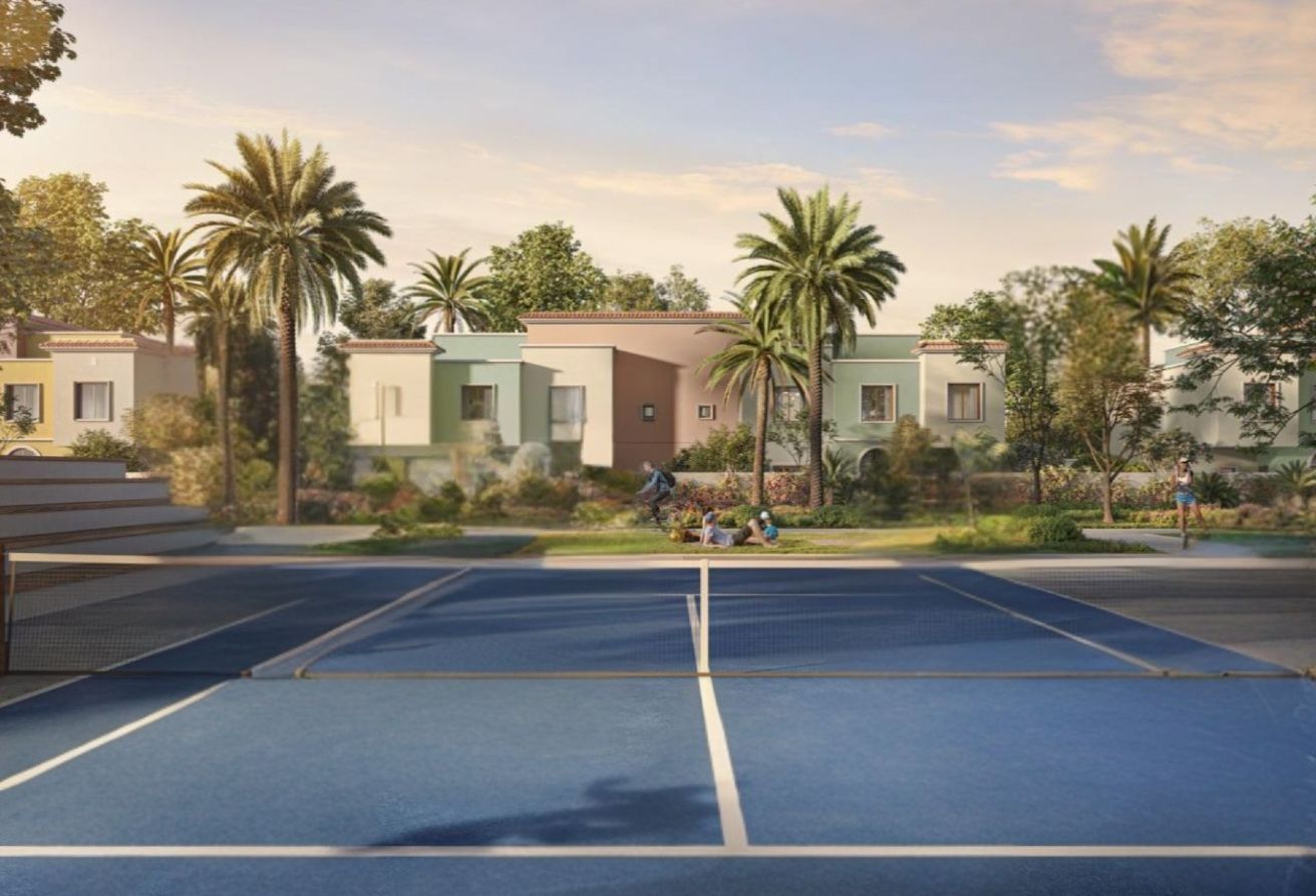 Modern 3-bedroom single-row townhouse in Yas Park Gate Yas Island Abu Dhabi.