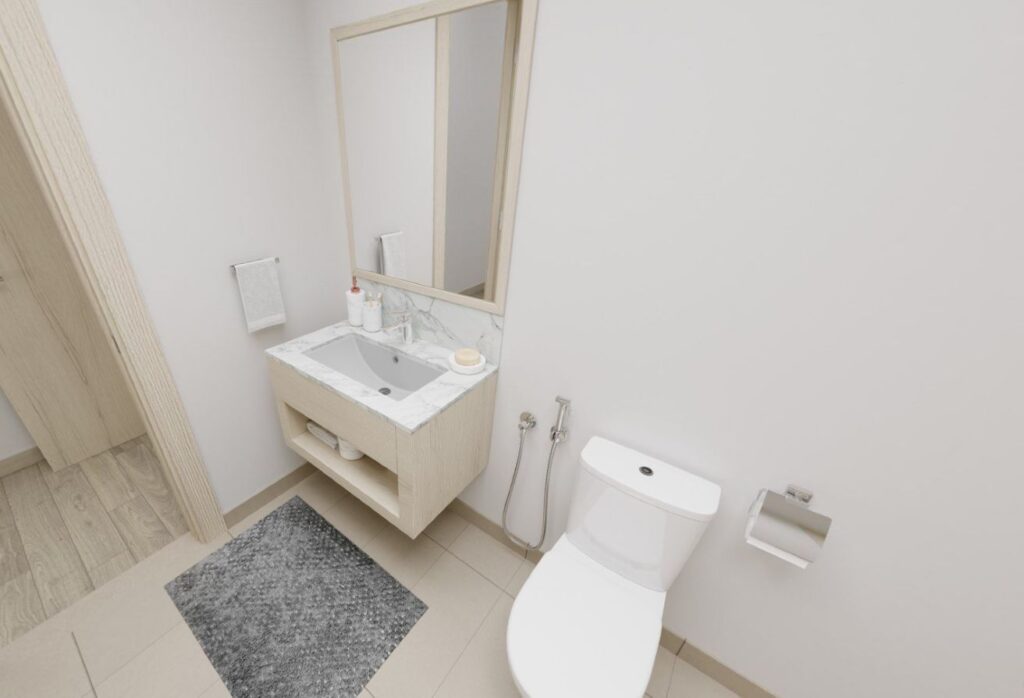 Modern 3-bedroom single-row townhouse in Yas Park Gate Yas Island Abu Dhabi.