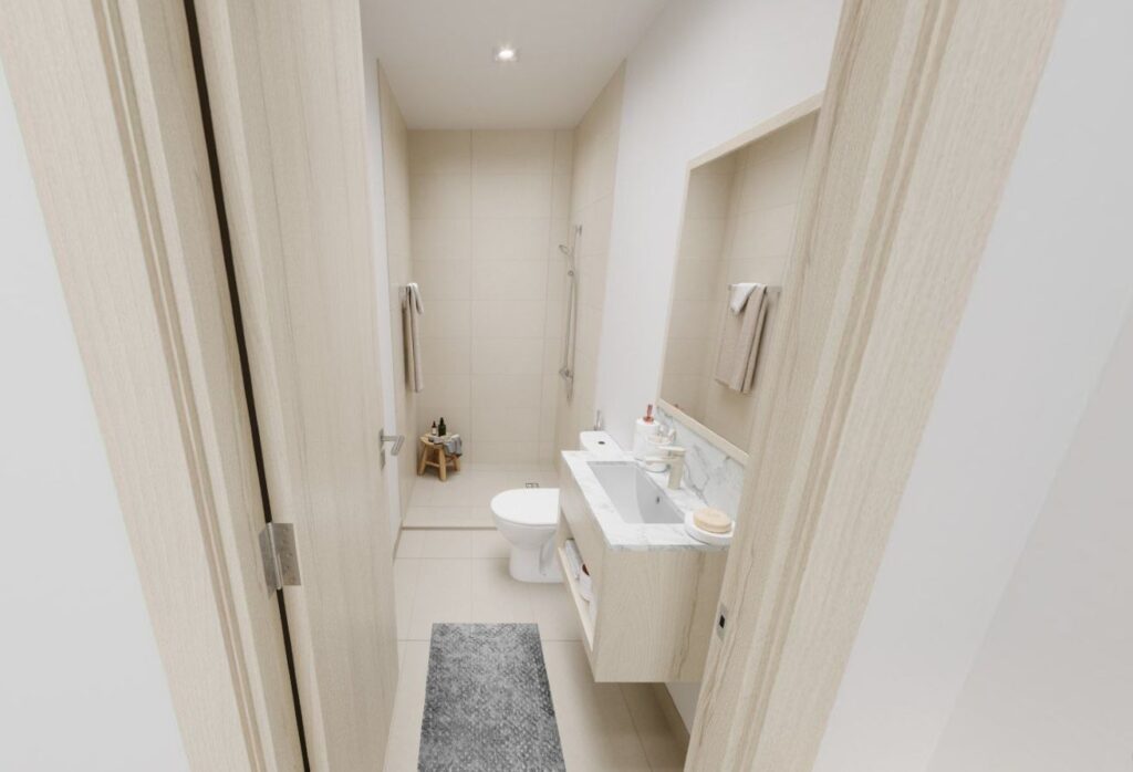 Modern 3-bedroom single-row townhouse in Yas Park Gate Yas Island Abu Dhabi.