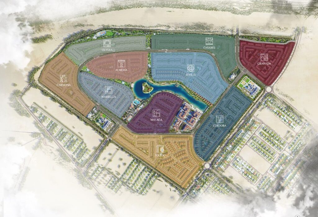 Mediterranean-style 3-bedroom townhouse Bloom Living Toledo Abu Dhabi.