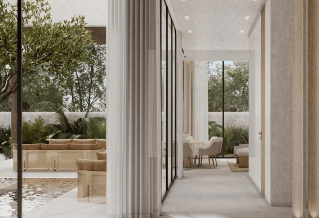 Corner unit 6 bedroom villa Al Naseem Hudayriat Island Abu Dhabi.