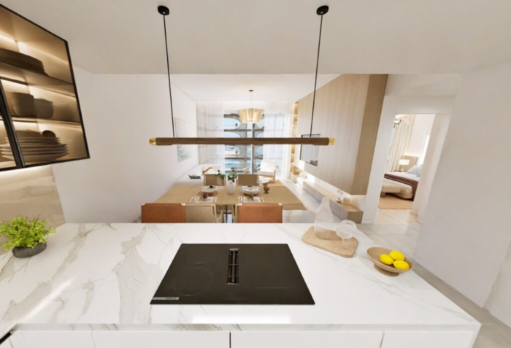 Spacious 1-bedroom beach access apartment Fahid Island Abu Dhabi.