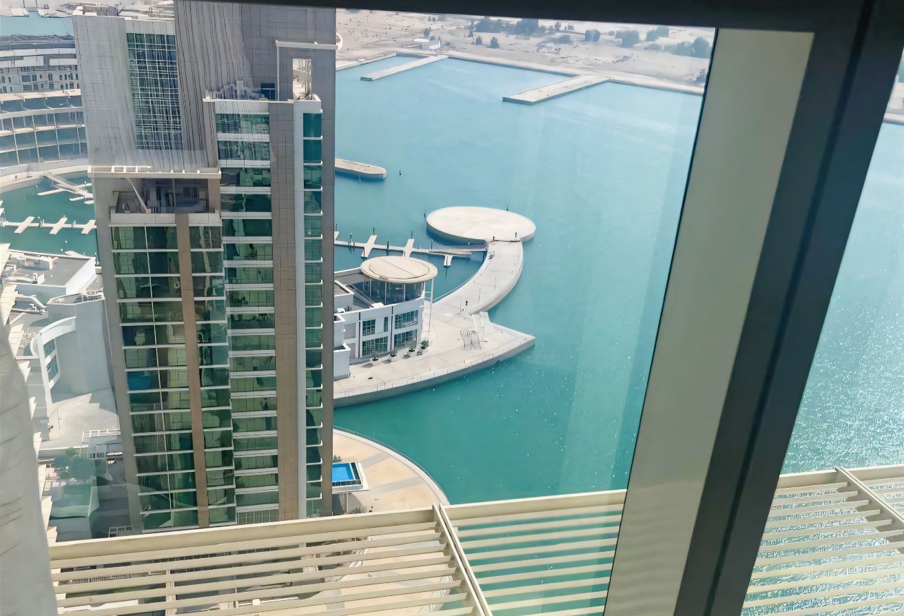 High-floor 2-bedroom apartment with sea view in Ocean Terrace Al Reem Island Abu Dhabi.