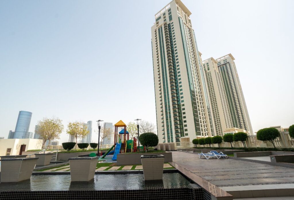 High-floor 2-bedroom apartment with sea view in Ocean Terrace Al Reem Island Abu Dhabi.