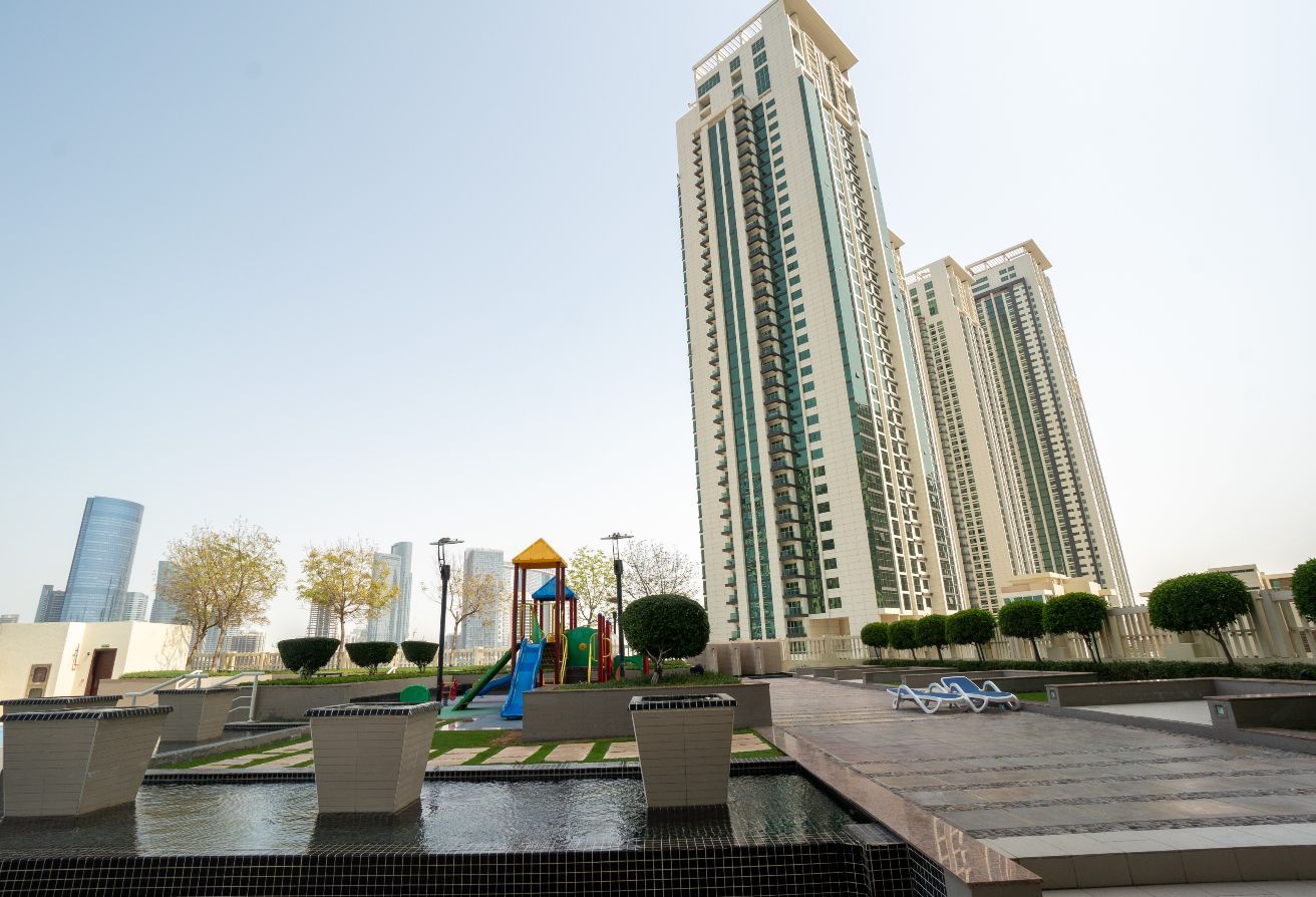 High-floor 2-bedroom apartment with sea view in Ocean Terrace Al Reem Island Abu Dhabi.
