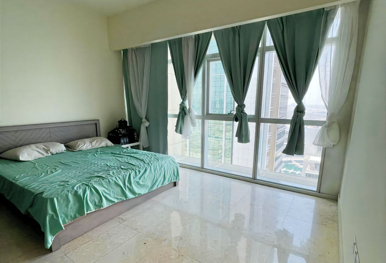 High-floor 2-bedroom apartment with sea view in Ocean Terrace Al Reem Island Abu Dhabi.