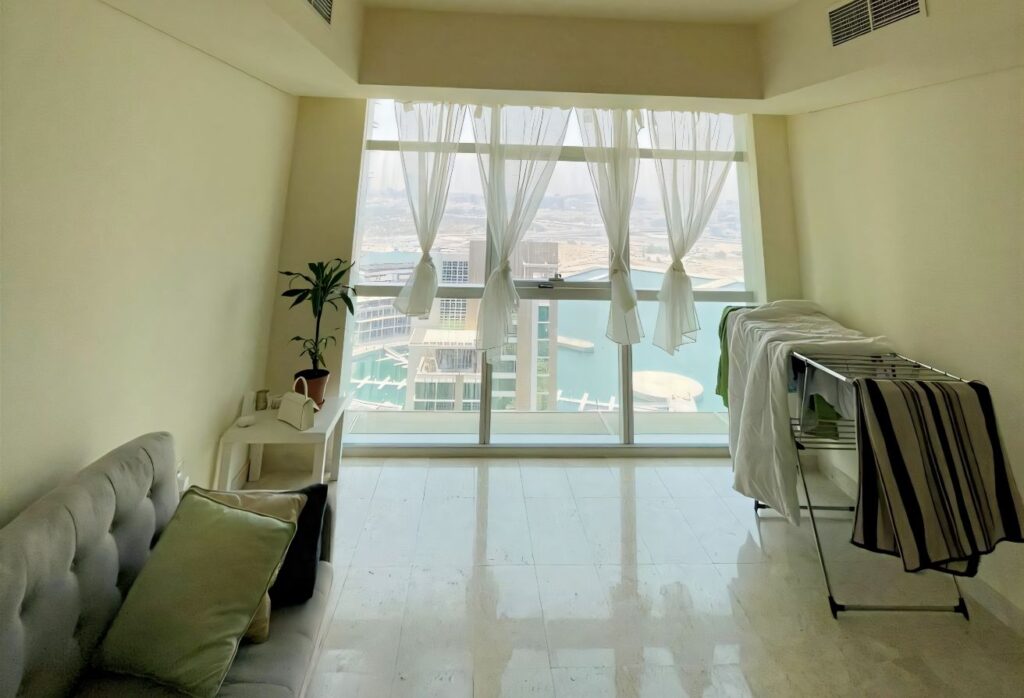 High-floor 2-bedroom apartment with sea view in Ocean Terrace Al Reem Island Abu Dhabi.