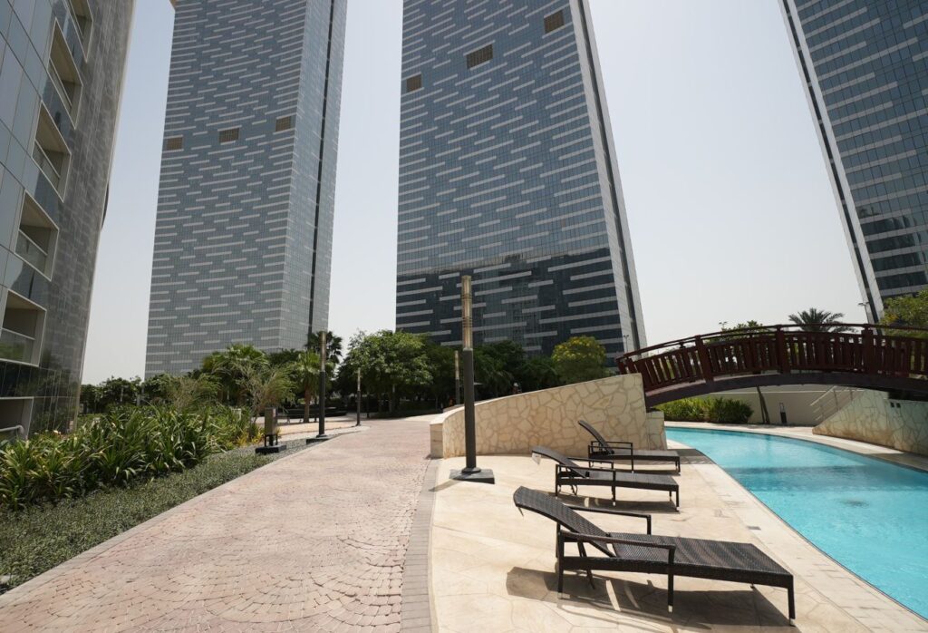 Modern 2-bedroom apartment in Gate Tower 1 Al Reem Island Abu Dhabi.