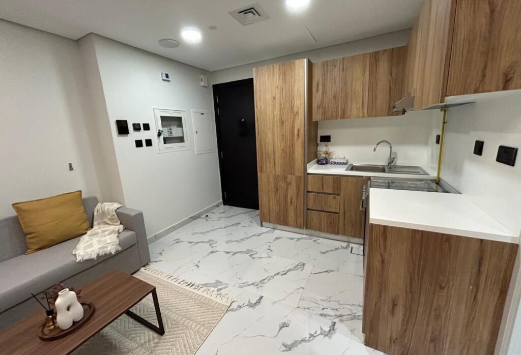 High floor fully furnished junior one bedroom apartment with canal view in Al Maryah Vista, Al Maryah Island.