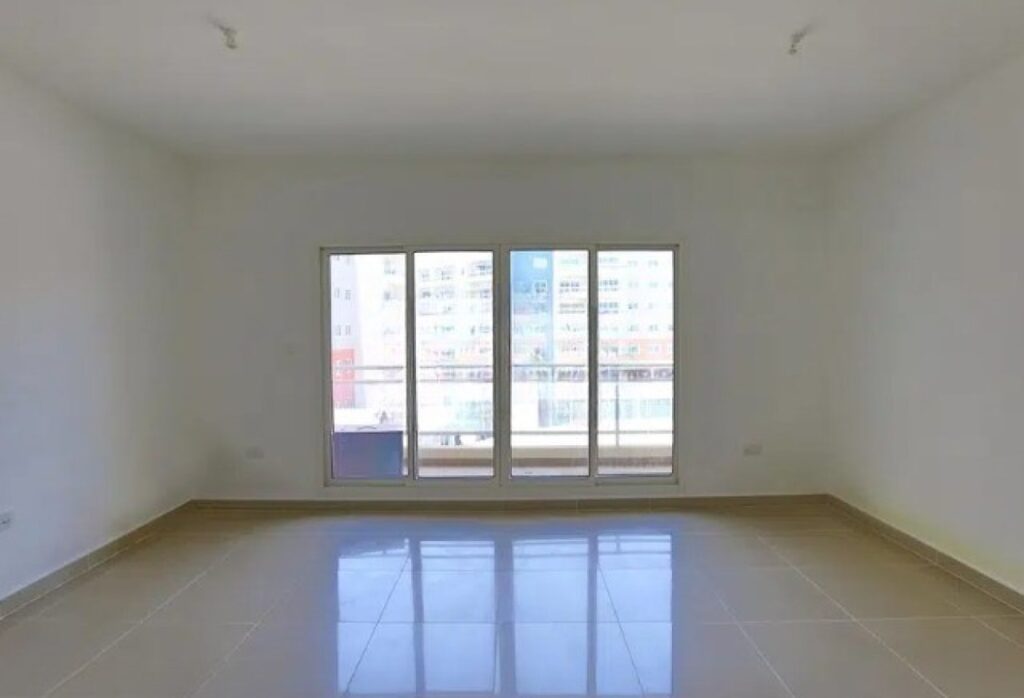 Modern 1BR apartment in Al Reef Downtown Tower 44 with balcony