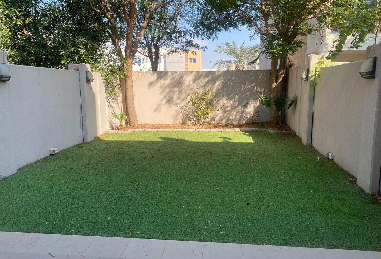 Contemporary 3BR villa with private terrace and study room in Al Reef.