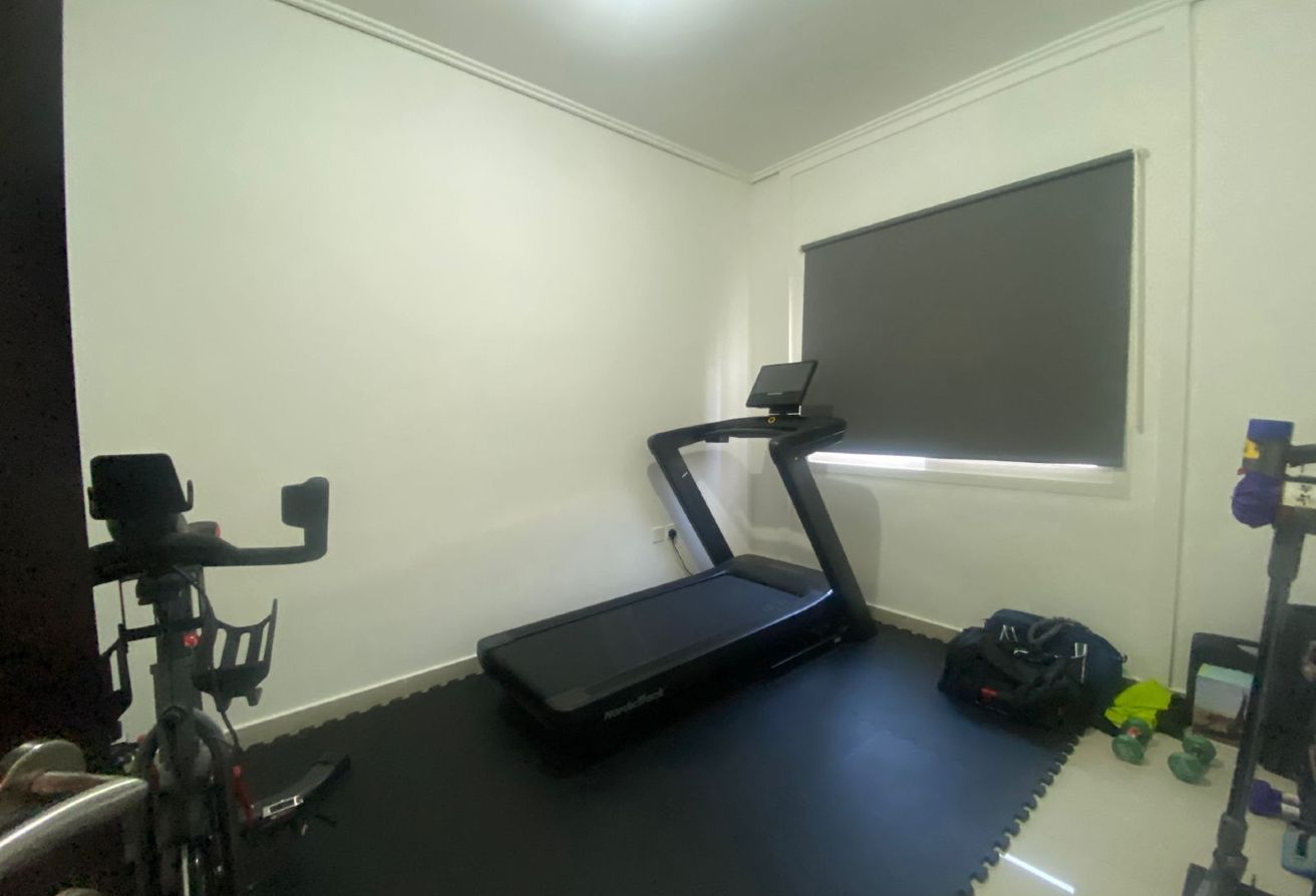 Al Reef five bedroom townhouse with rooftop terrace and garden pool.