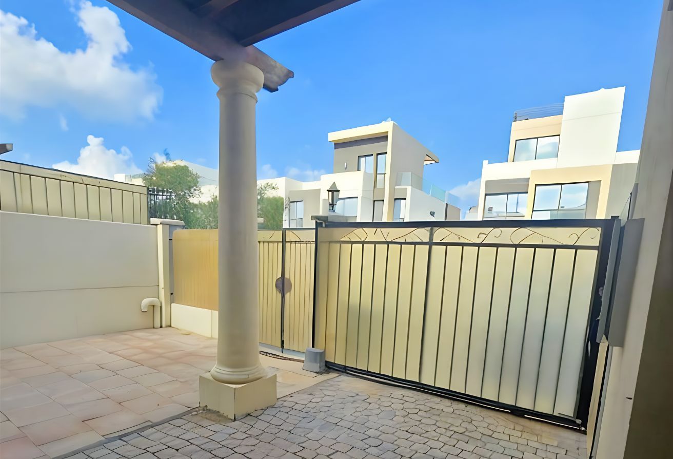Three bedroom villa with maid room and landscaped garden in Bloom Gardens, Al Salam Street, Abu Dhabi.