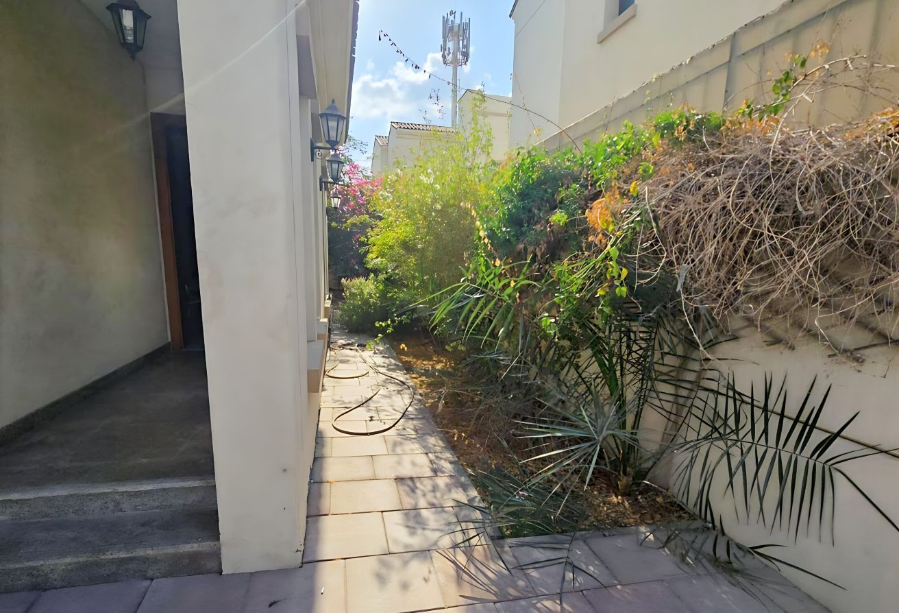 Three bedroom villa with maid room and landscaped garden in Bloom Gardens, Al Salam Street, Abu Dhabi.