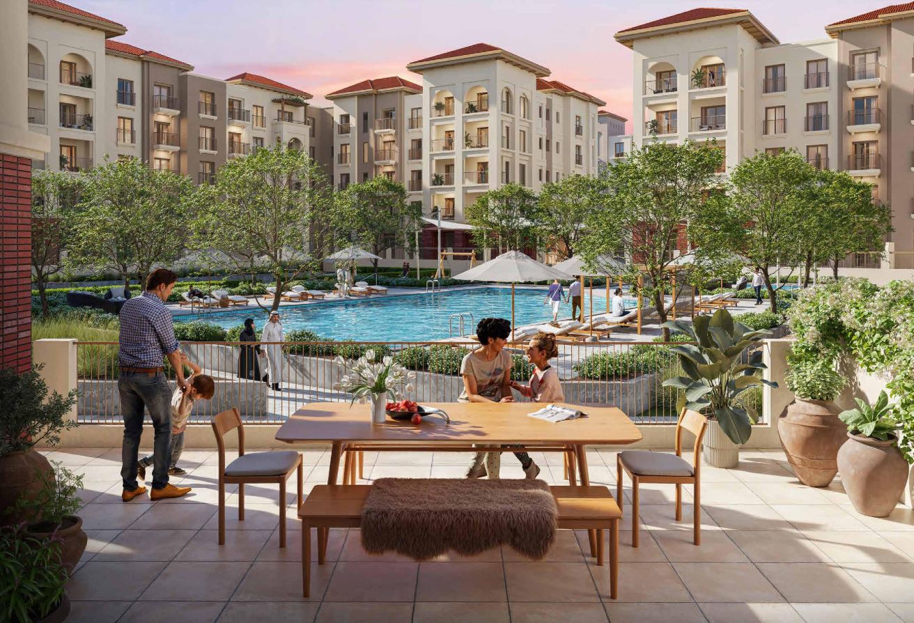 Bloom Living Granada 2 bedroom apartment for sale with garden views Khalifa City