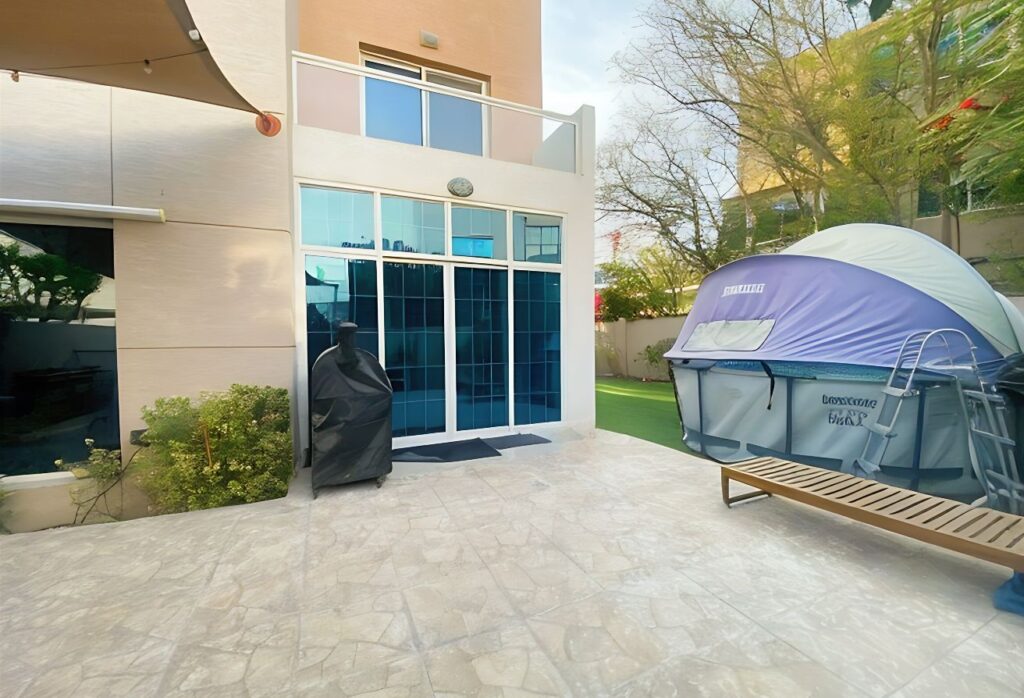 Corner plot villa with private garden in Al Reef Villas Abu Dhabi